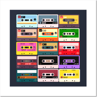 pattern cassette Posters and Art